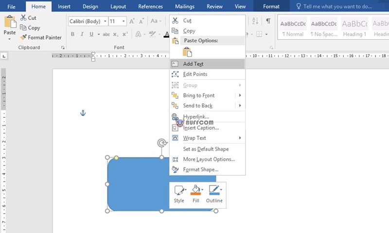 Draw Diagrams in Word