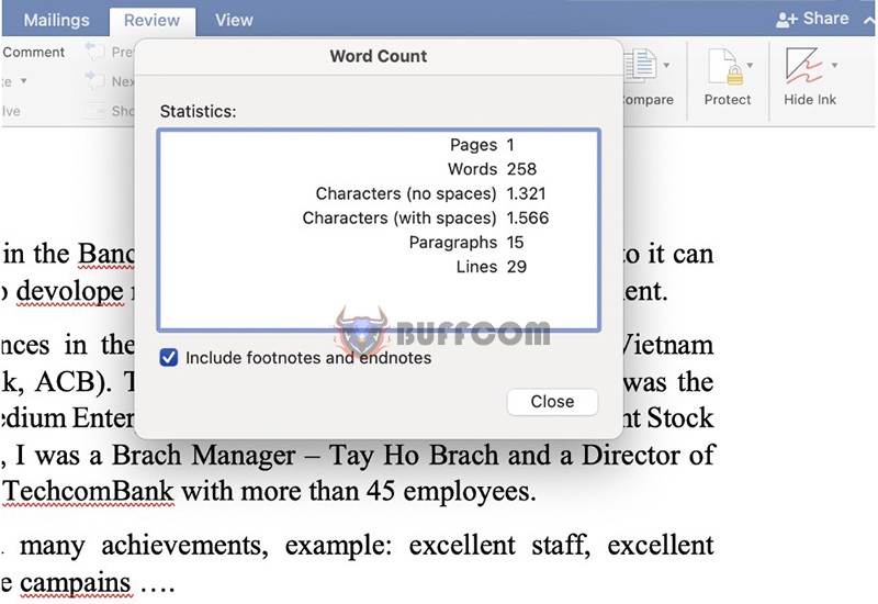 How To Count Words Characters And Lines In Word 2