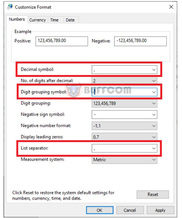 How to Change Semicolon to Comma in Excel Formulas