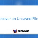 How to Recover an Unsaved File