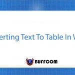 Tips For Converting Text To Table In Word