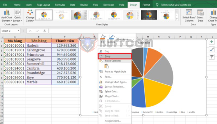 How to Copy a Chart from Excel to Word