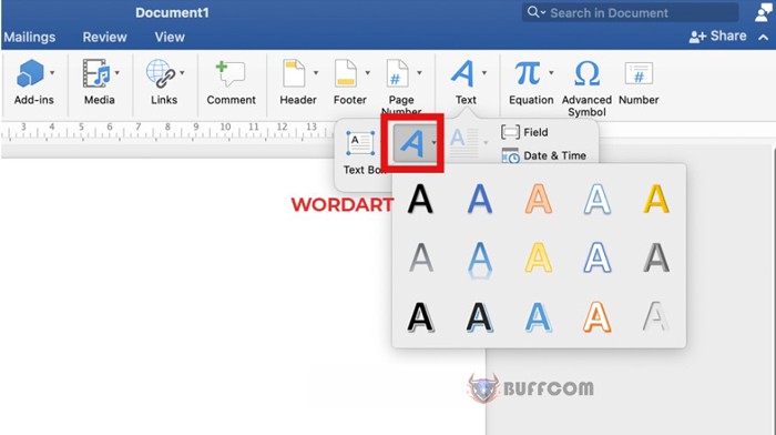 How to Create WordArt in Word