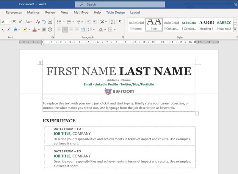 How to Create a CV on Word