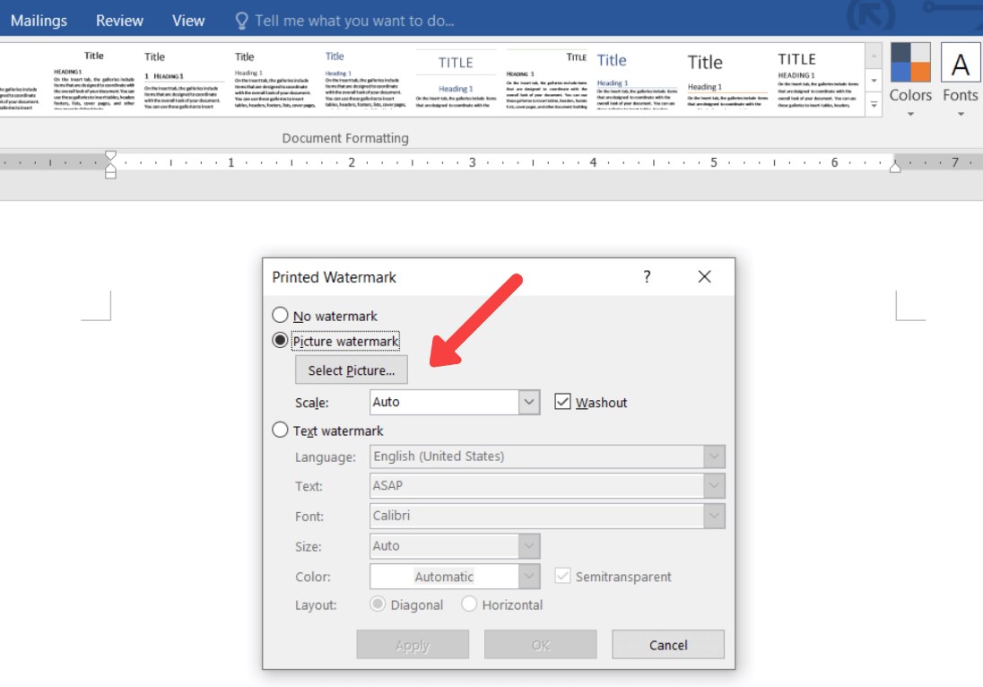 How to Create a Watermark in Word