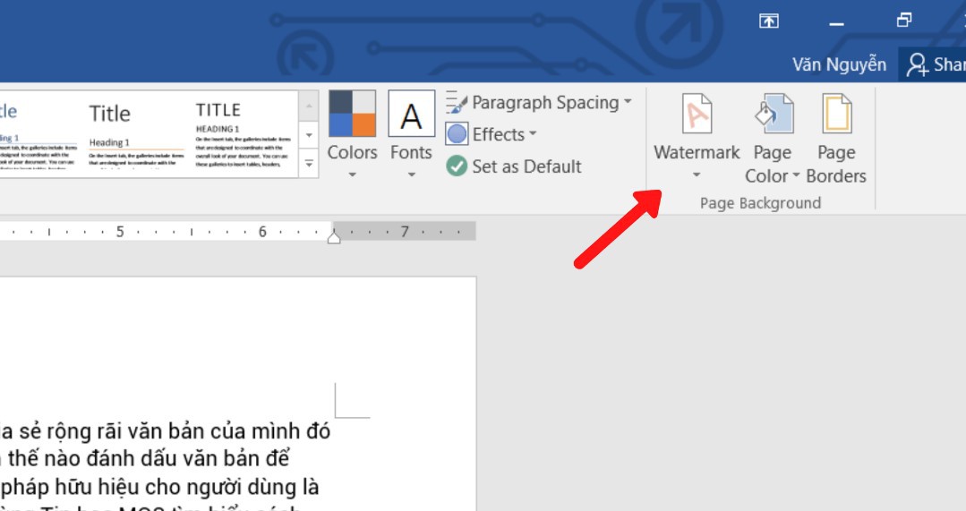 Create and Delete Watermark in Word