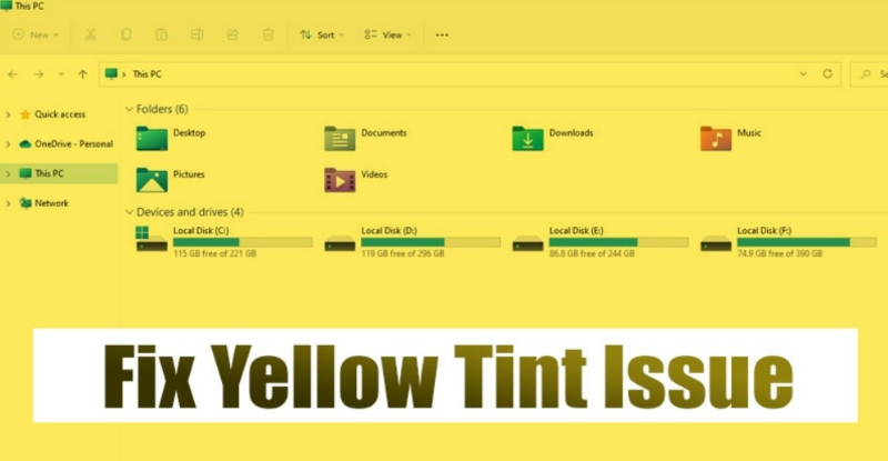 How to Fix Yellow Screen Issues on Windows 2