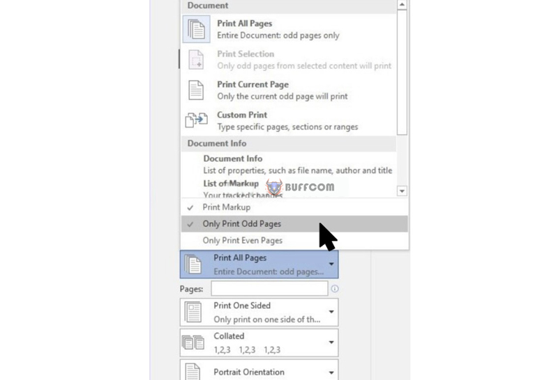 How to Print Even/Odd Pages in Word, Excel