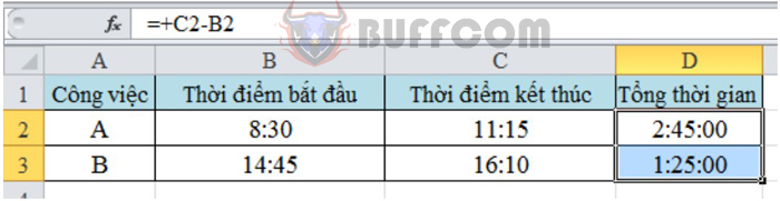 How to add and subtract time in Excel in an extremely simple way