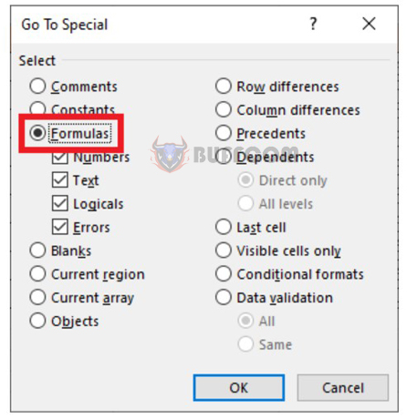 How to automatically highlight cells containing formulas in Excel