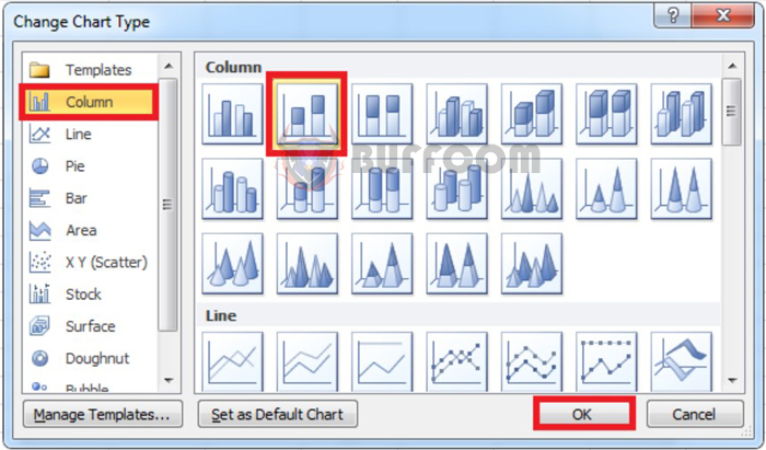 How to create 2 Excel charts on the same graph
