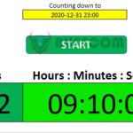 How to create a countdown timer in Excel