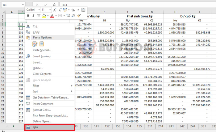 How to create a table of contents for sheets in Excel