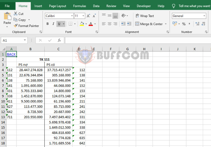 How to create a table of contents for sheets in Excel