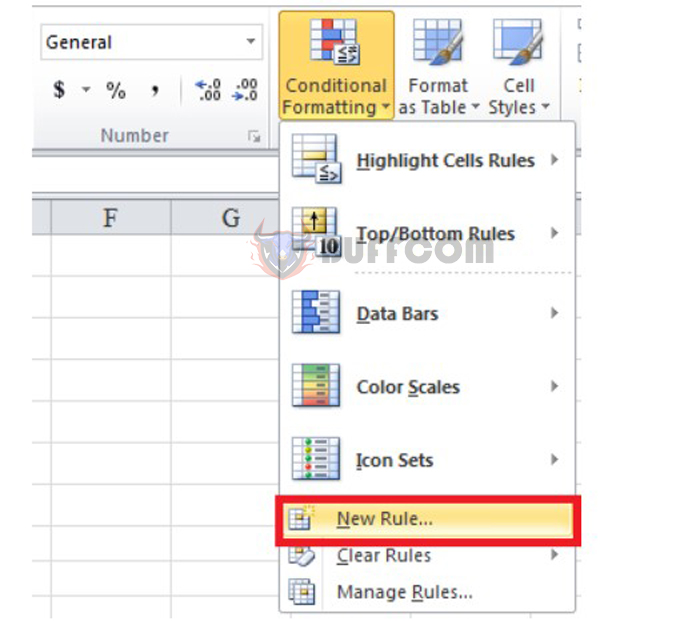 How to create automatic borders for value-containing cells in Excel