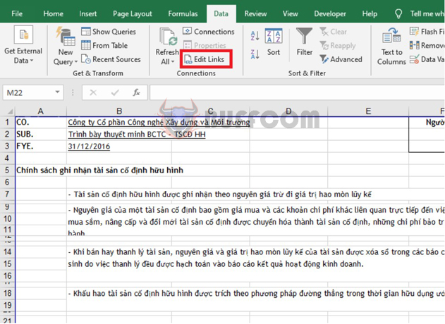 How to disable Update Link notification while preserving Excel file data