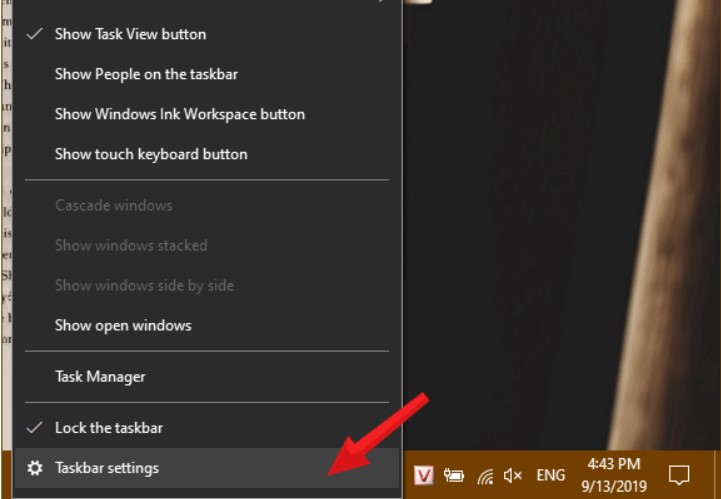 How to easily hide Taskbar on Windows 10 1