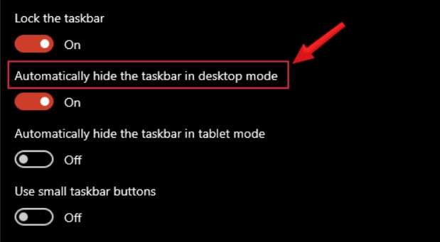 How to easily hide Taskbar on Windows 10 2