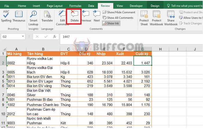 How to edit hide or show comments in Excel spreadsheets