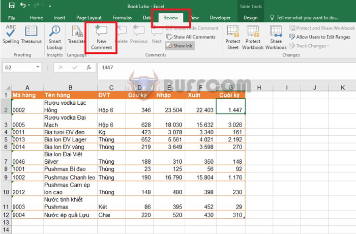 How to edit hide or show comments in Excel spreadsheets