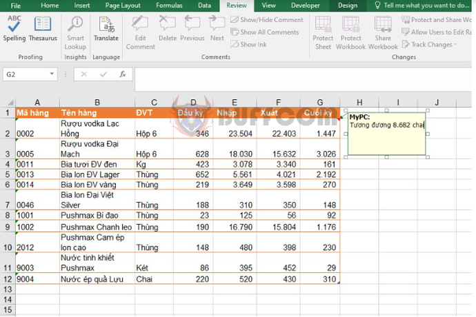 How to edit hide or show comments in Excel spreadsheets