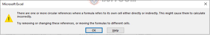 How to fix Circular Reference errors in Excel