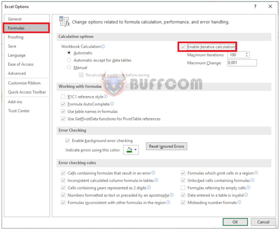 How to fix Circular Reference errors in Excel