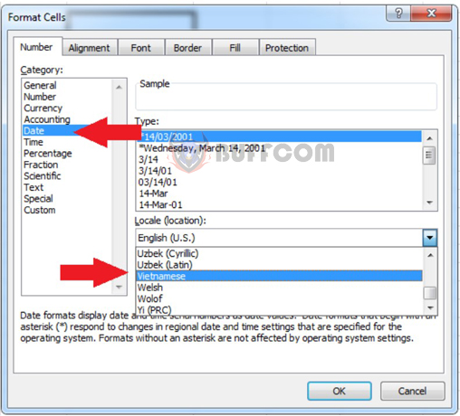 How to fix reverse date error in Excel