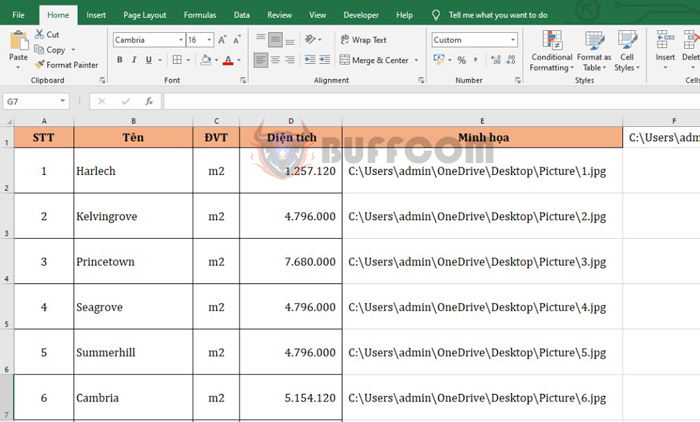 How to insert multiple images into cells in Excel