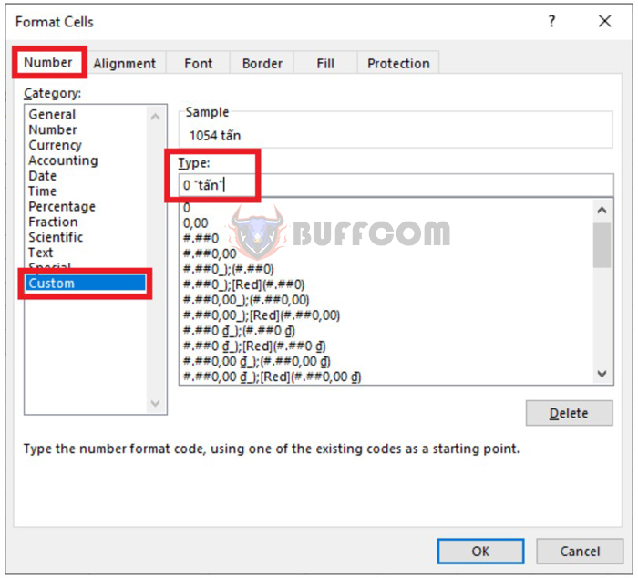 How to insert units into Excel cells