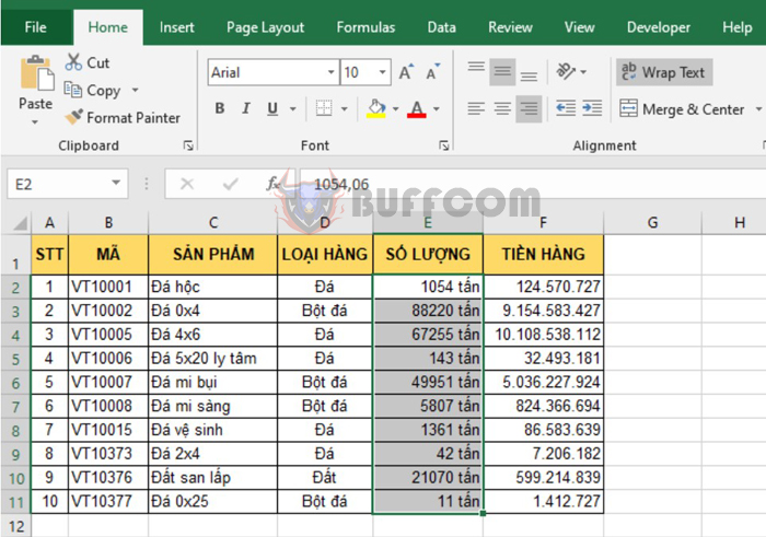 How to insert units into Excel cells