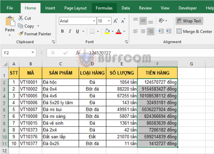 How to insert units into Excel cells