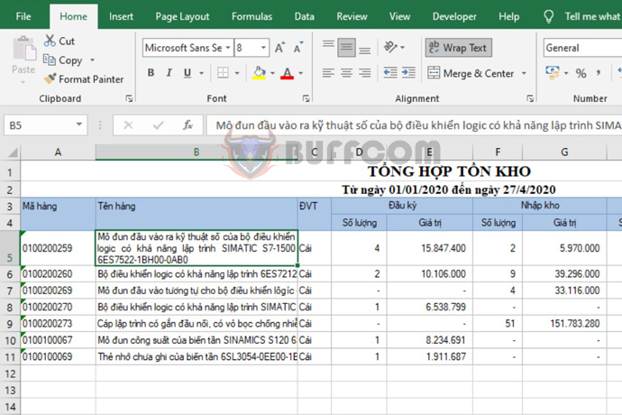 How to justify text in Excel