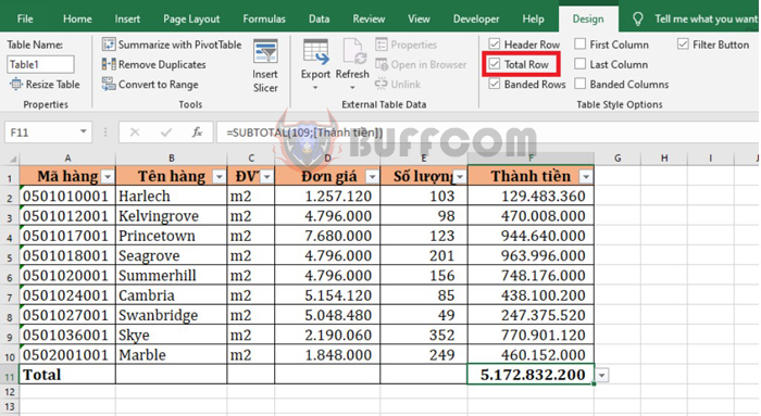 How to make Excel automatically copy formulas and calculate totals