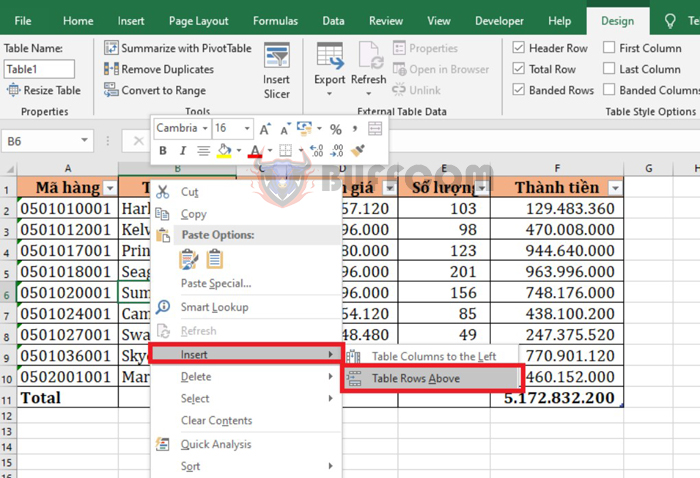 How to make Excel automatically copy formulas and calculate totals