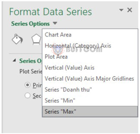 How to mark the minimum/maximum value in an Excel chart?