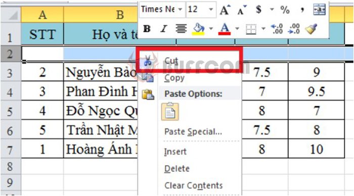 How to move rows, move columns super fast in Excel