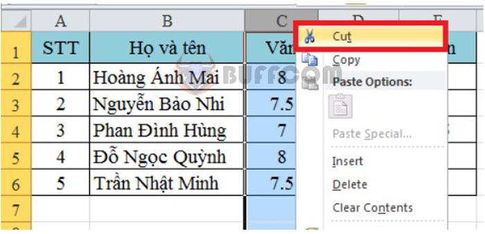 How to move rows, move columns super fast in Excel