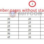 How to number pages without starting from 1