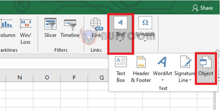 How to quickly add a PDF file to an Excel spreadsheet