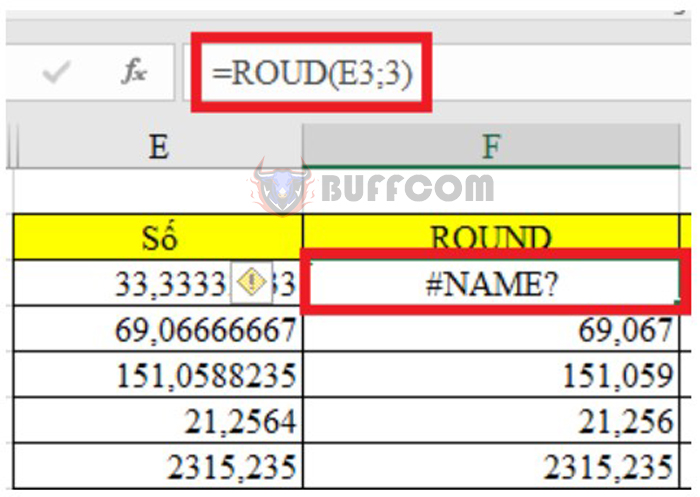 How to quickly fix 6 common errors when working on Excel