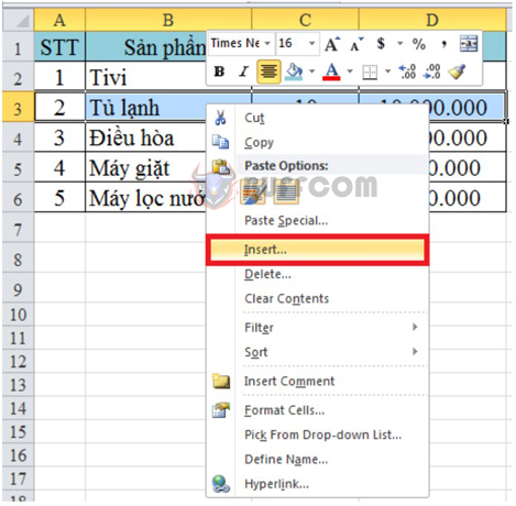 How to quickly insert one or multiple blank rows in Excel?