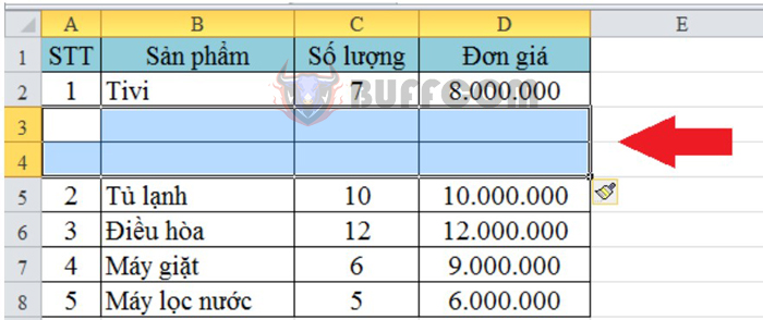 How to quickly insert one or multiple blank rows in Excel?