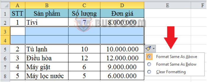 How to quickly insert one or multiple blank rows in Excel?