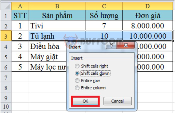 How to quickly insert one or multiple blank rows in Excel?