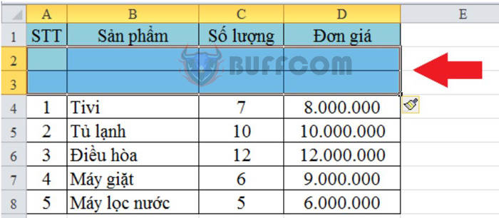 How to quickly insert one or multiple blank rows in Excel?