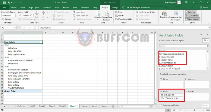 How to use PivotTable to calculate total amount and find duplicate data in Excel