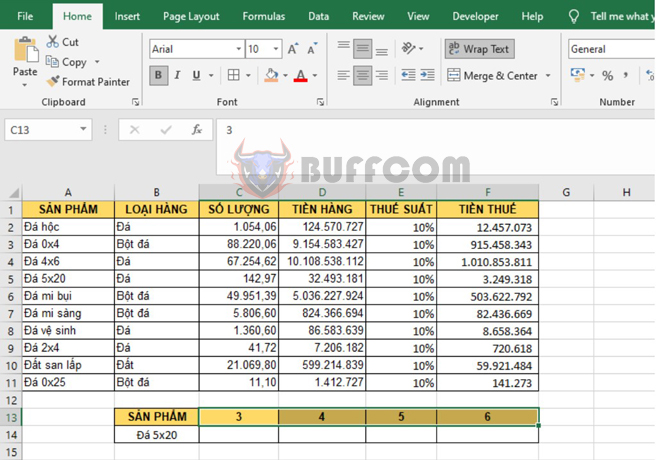 How to use VLOOKUP function to return an array of values in Excel