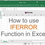 Understanding everything about IFERROR function in Excel, Google Sheets