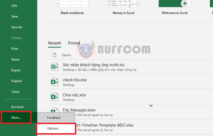 Instructions for inserting video or audio files into Excel